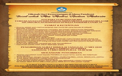 Lomba Menulis Surat untuk Mendikbud Nadiem Makarim